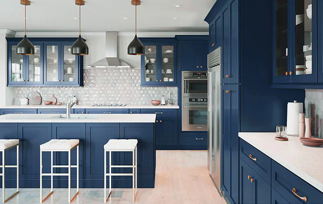 Modern Blue Kitchen Cabinets For Your Home